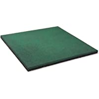 Jardin202 x4 losetas - Pack Entrena - Loseta de Caucho Maciza Profesional Verde - 50x50